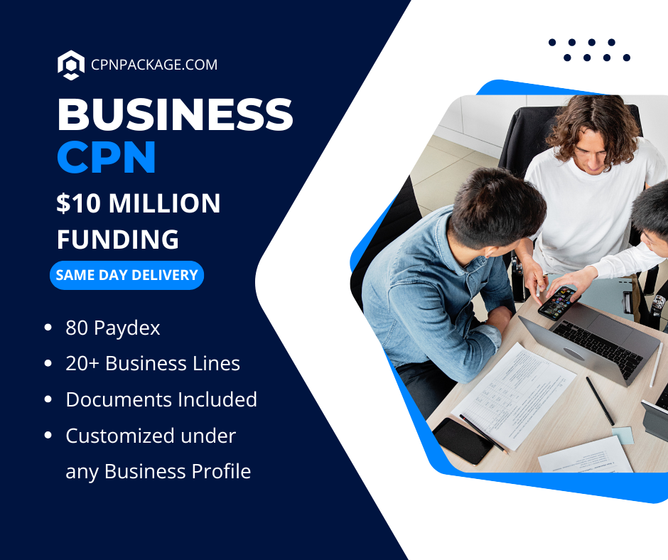 Business CPN - $10 Million Funding (Ready to Use)