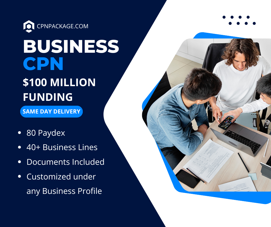 Business CPN - $100 Million Funding (Ready to Use)