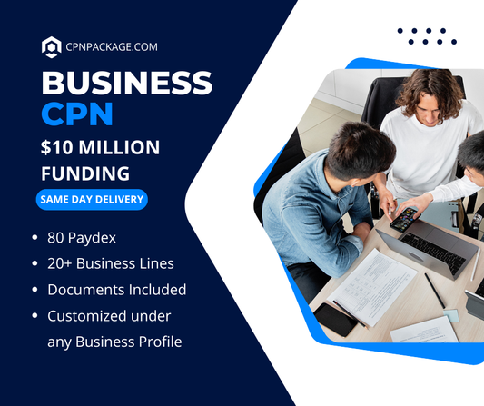 Business CPN - $10 Million Funding (Ready to Use)
