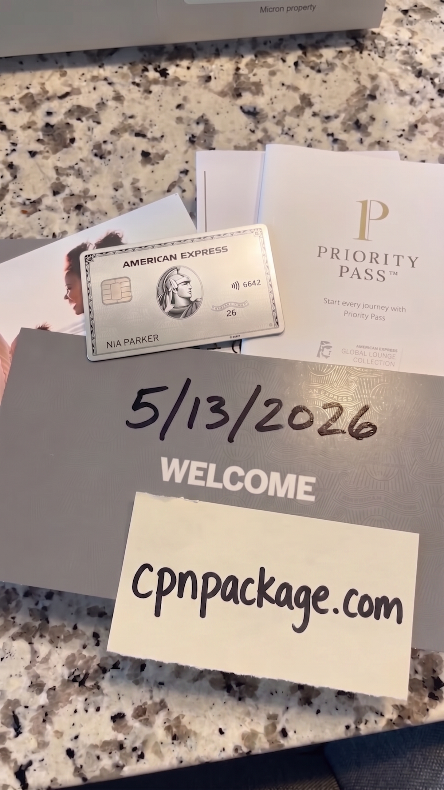 AMEX PLATINUM CARD Authorized User (SPENDABLE CARD)